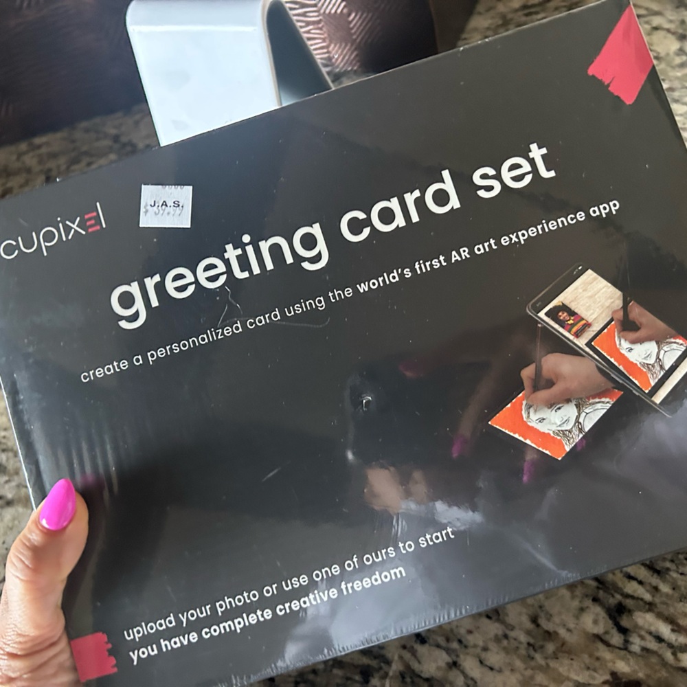 cupix=l greeting card set
experience art creation